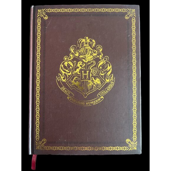 Harry Potter Hogwarts 100‎ Page Lined Journal With Ribbon Bookmark By Paladone - Picture 1 of 6